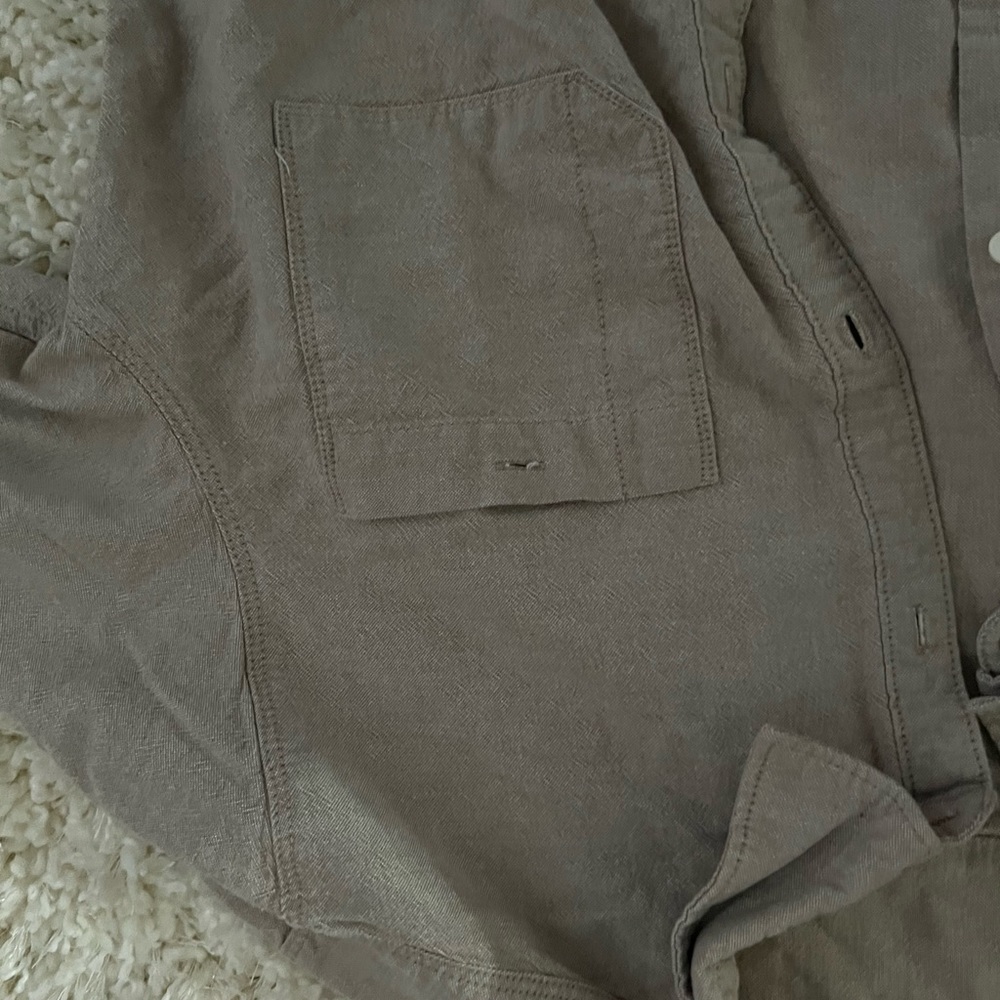 Beige Button Down - image 3